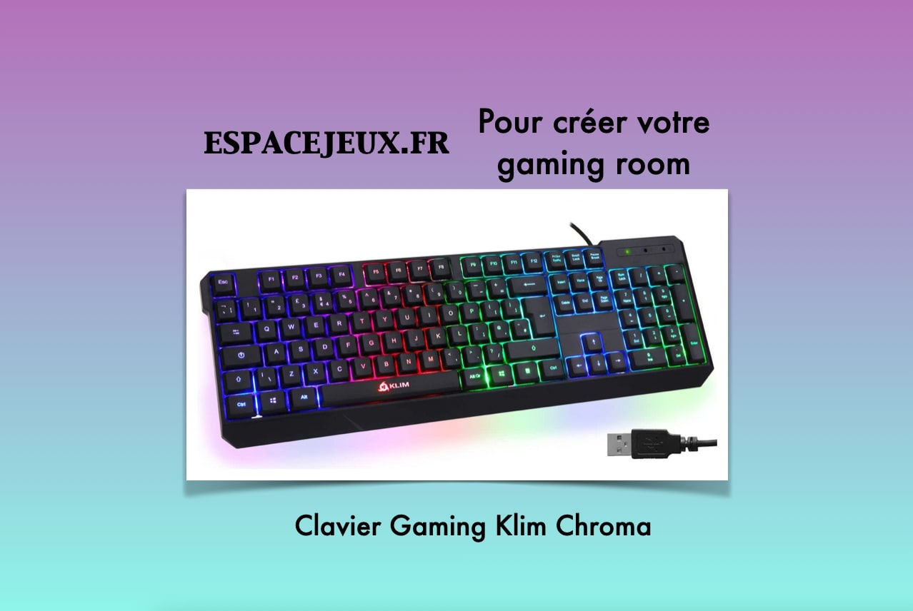 Klim Chroma, le meilleur clavier gaming sans fil pas cher sur Amazon